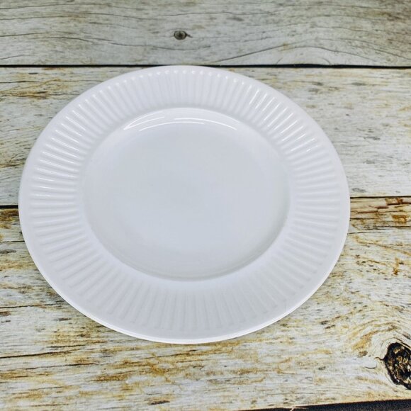 Johnson Brothers ATHENA White Ribbed Smooth England Ironstone Bread Plate Set 3 - Picture 2 of 16